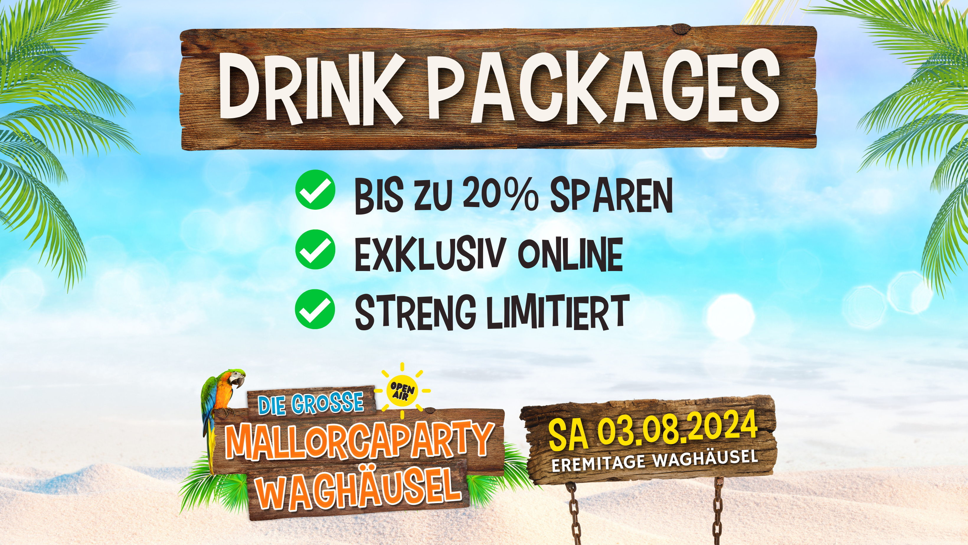 Mallorcaparty Waghäusel - Drink Package